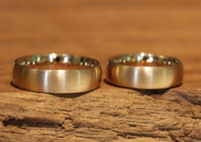 breitere gelb gold rige für hochzeit