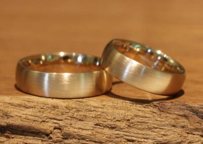 breitere gelb gold rige für hochzeit