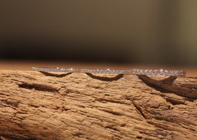 Beisteckringe mit Krönchenfassungen verschiedene Breiten