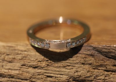 schicker beisteckring ansteckring vorsteckring gold mit brillanten