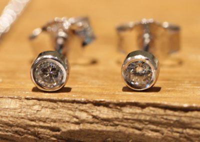 Schmuck-Set aus Silber mit Sein - Ohtecker