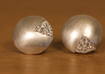Schmuckset aus Silber - Ohrstecker