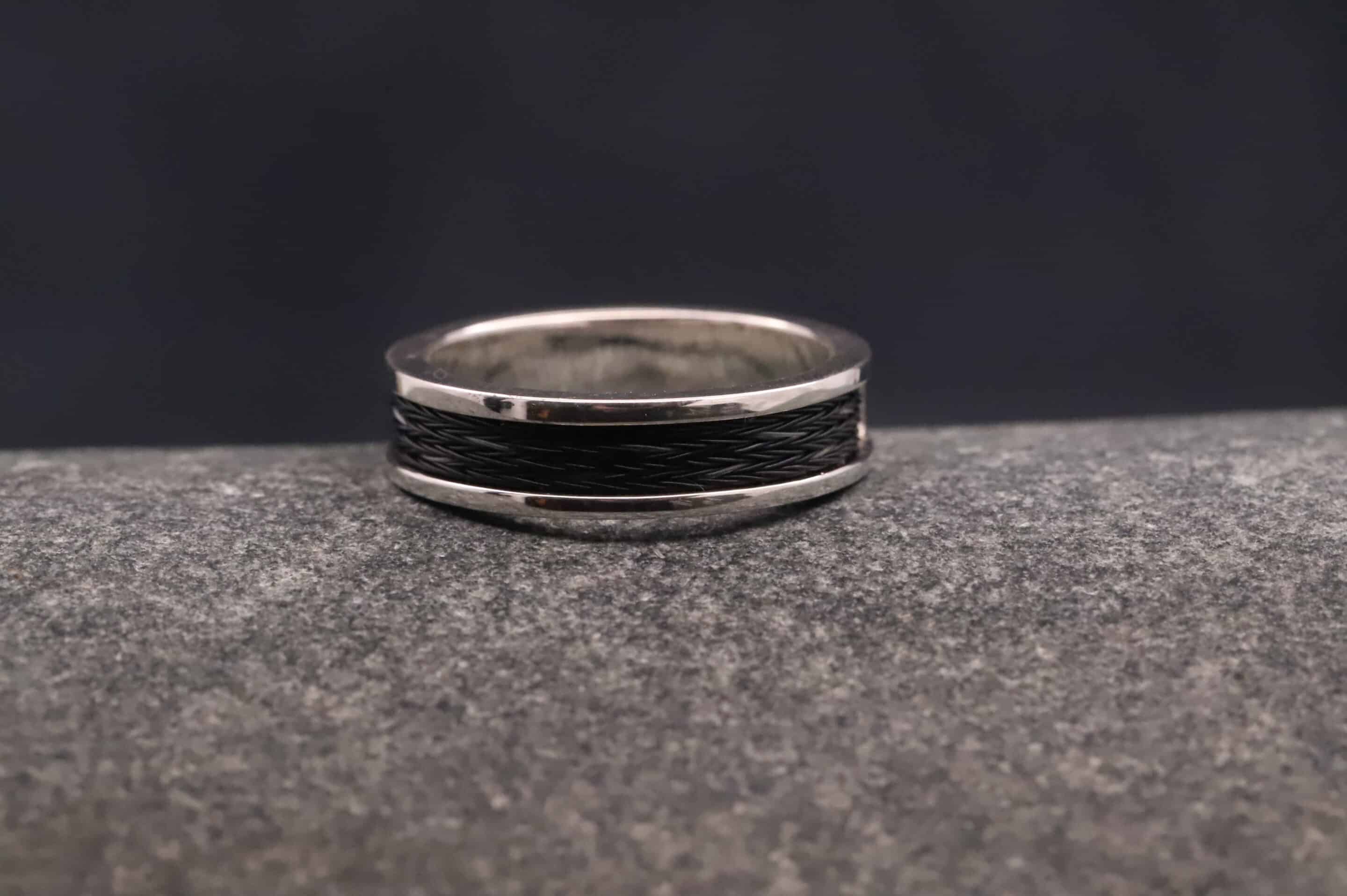 Pferdehaarring 925er Silber – Bild 6
