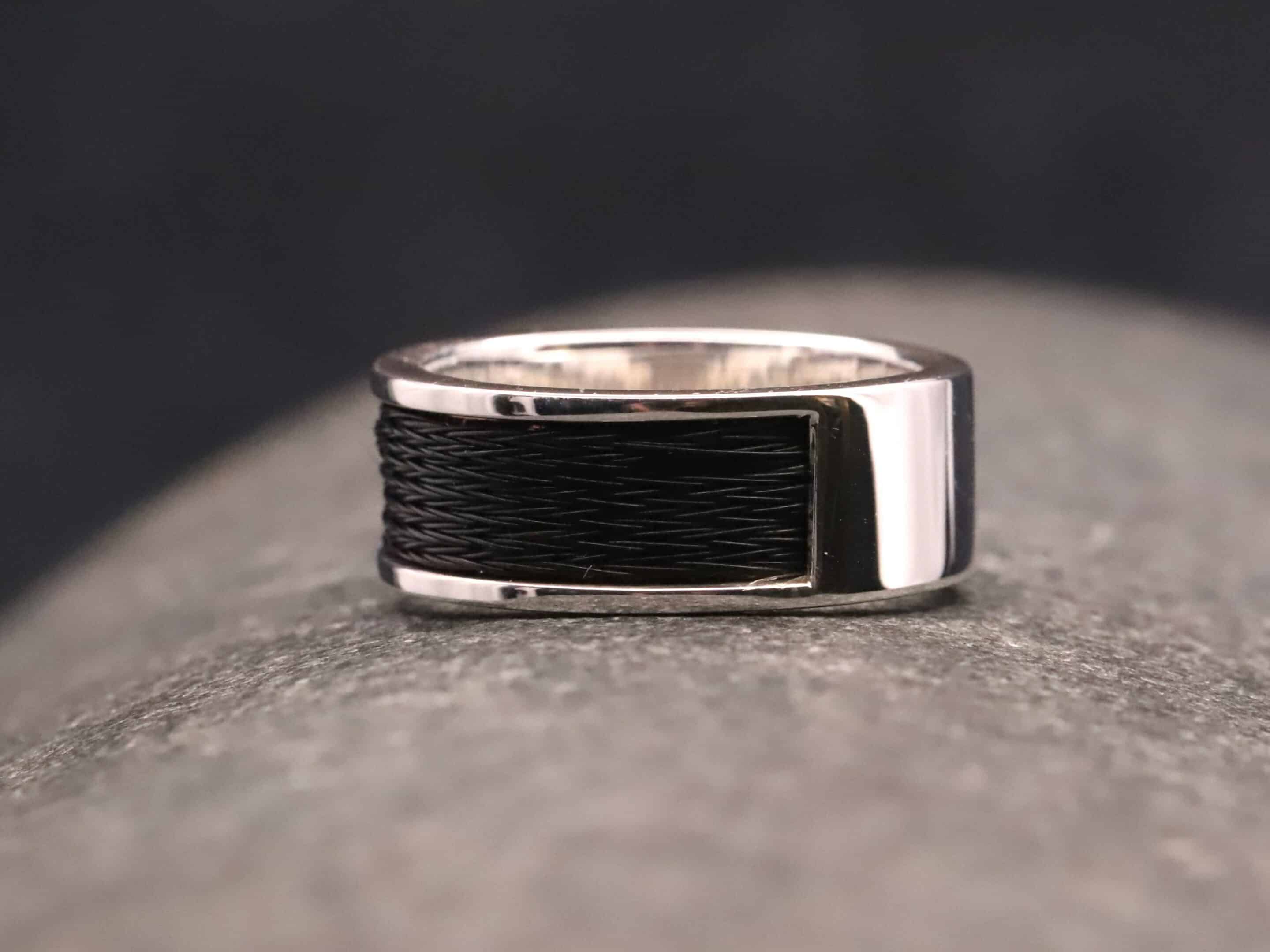 Pferdehaarring 925er Silber – Bild 7