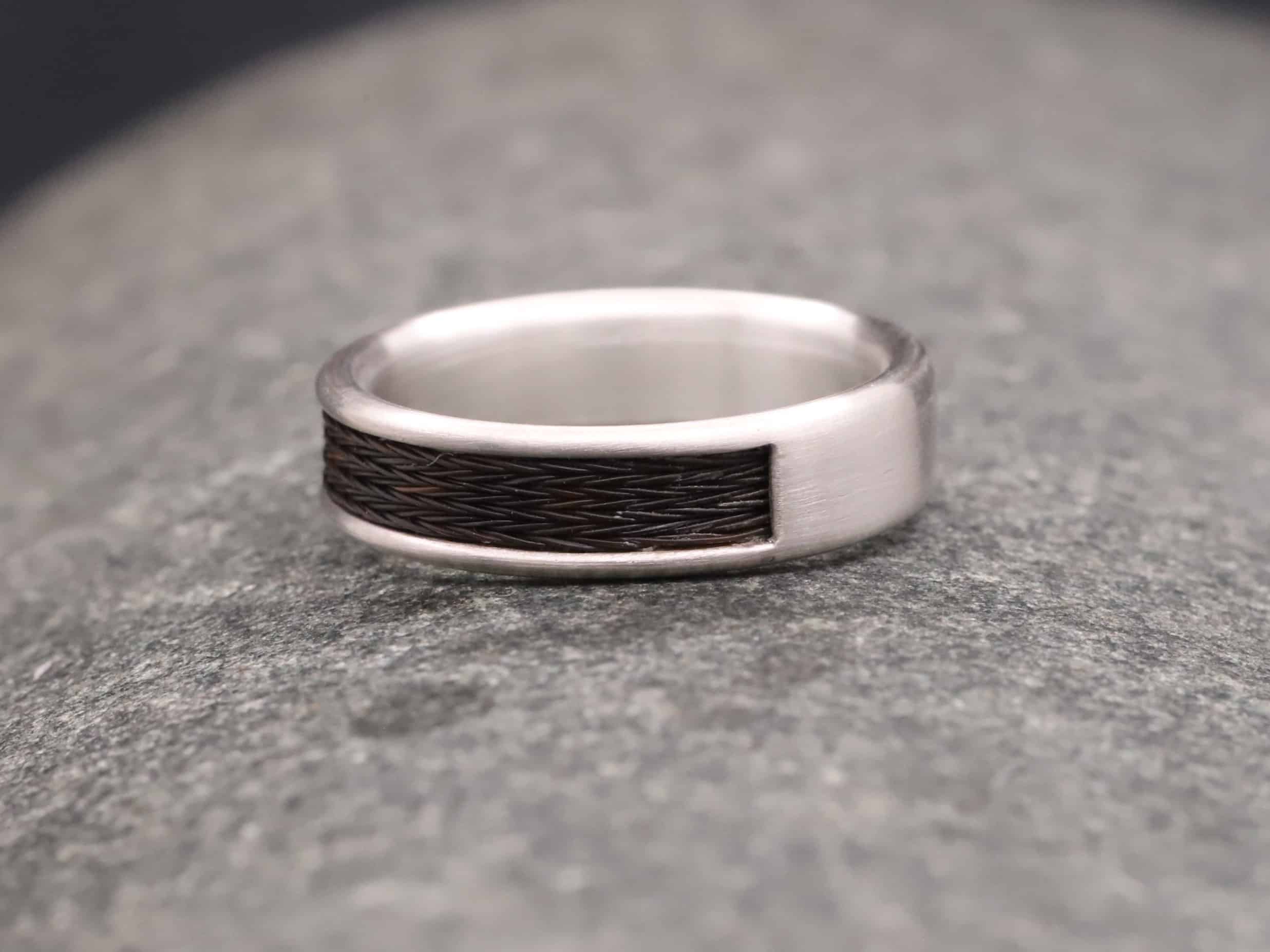 Pferdehaarring Komfort Modell 925er Silber – Bild 9