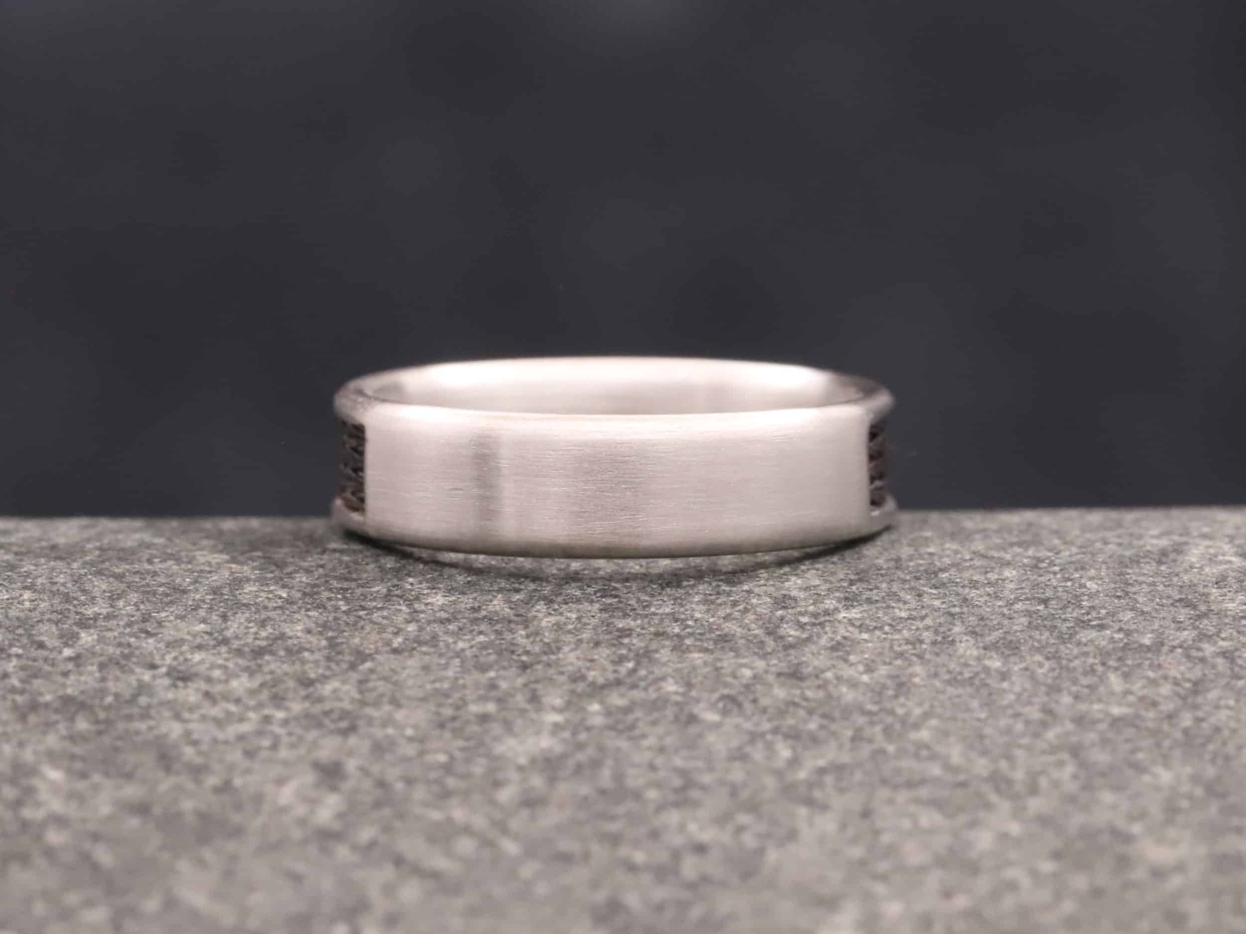 Pferdehaarring Komfort Modell 925er Silber – Bild 12