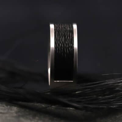 Refresh - Neu Weben von unserem Pferdehaarring mit 8,5mm Ringbreite