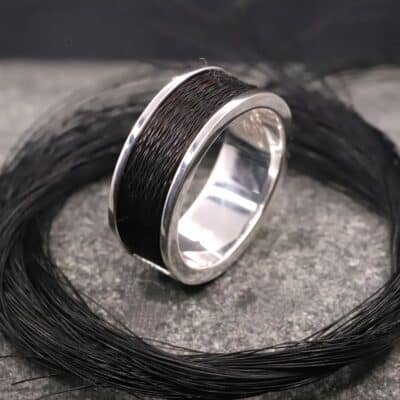 Pferdehaarring 925er Silber