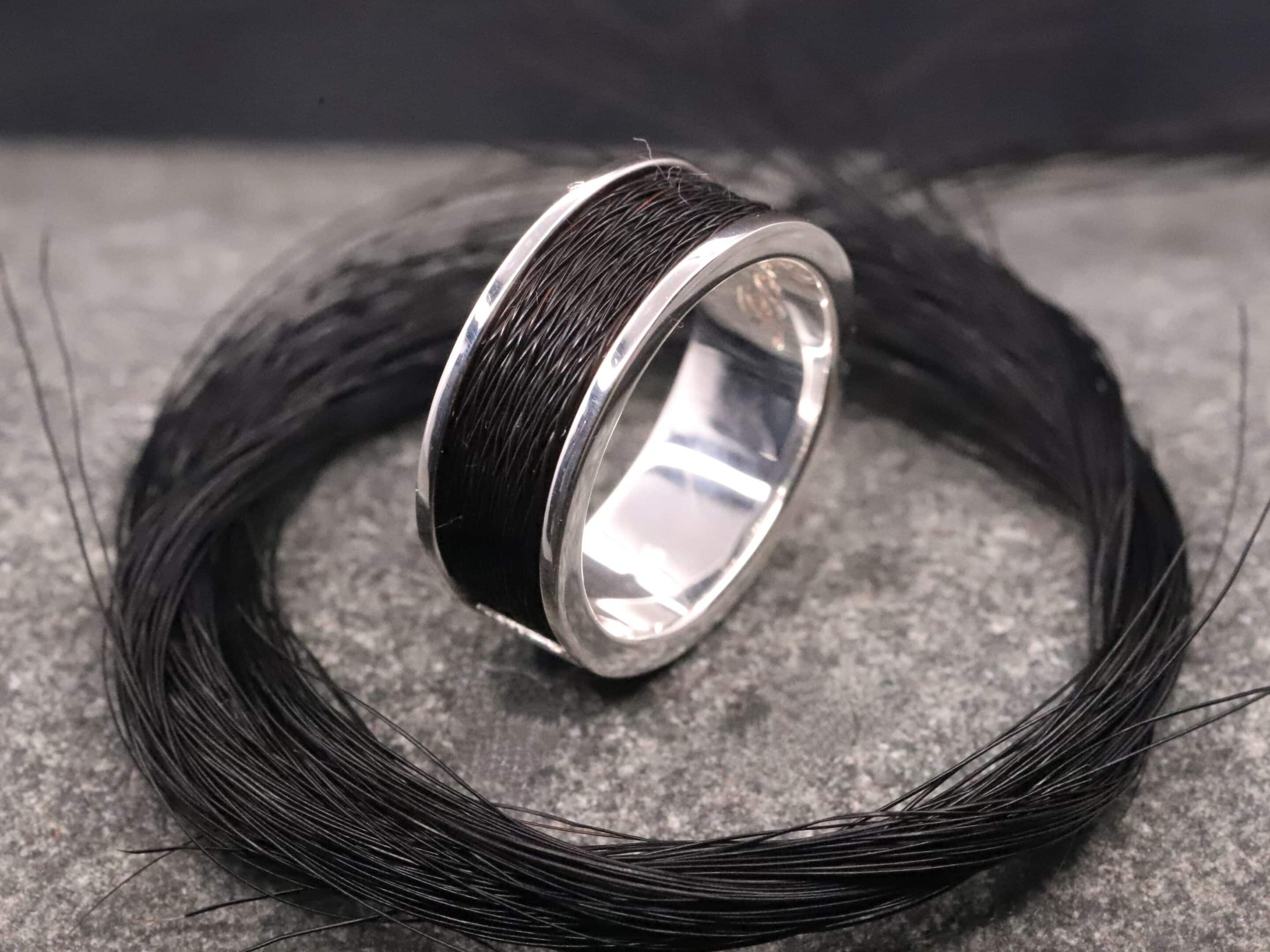 Pferdehaarring 925er Silber