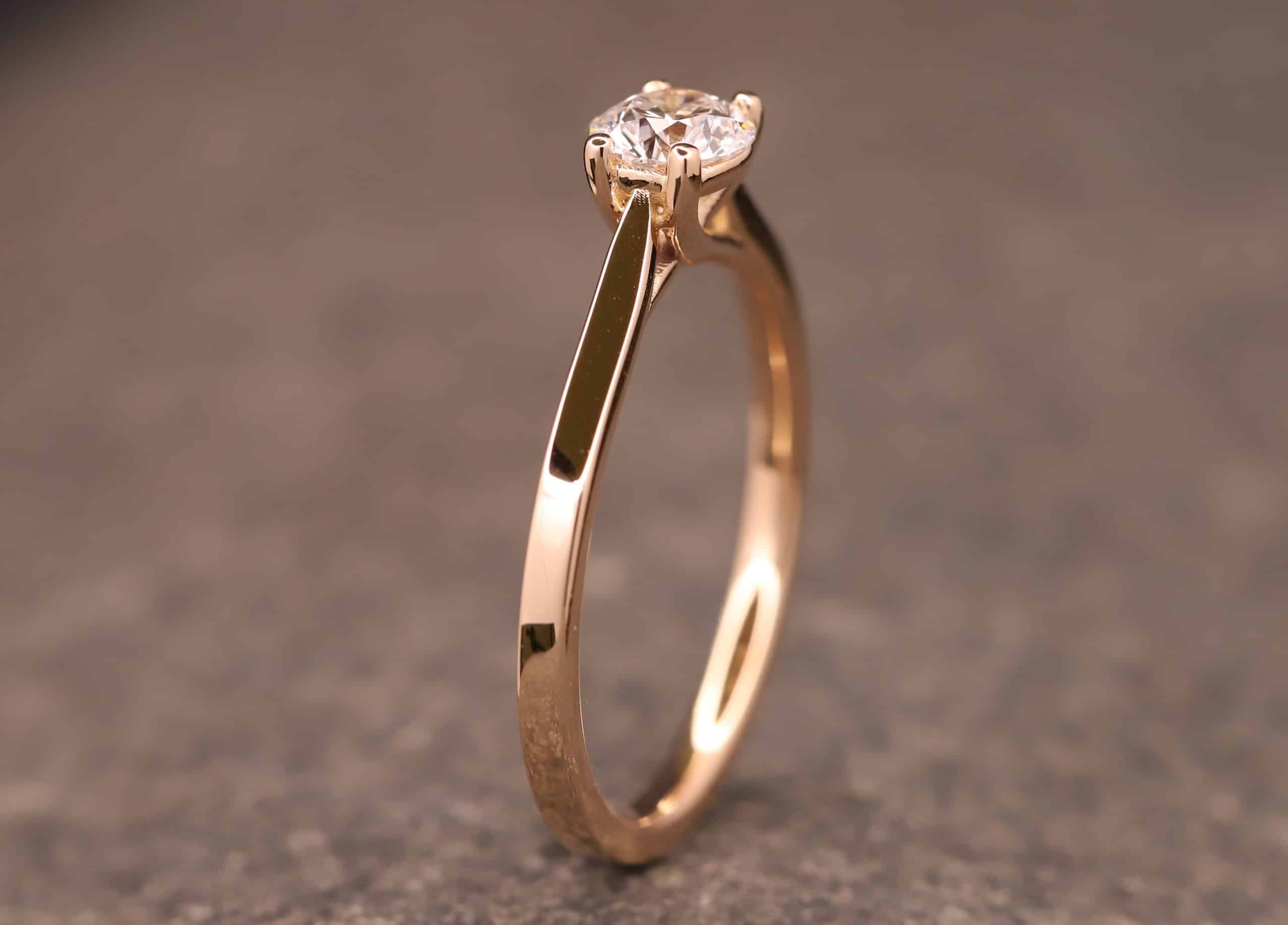 besonderer verlobungsring mit diamant schmuckgarten