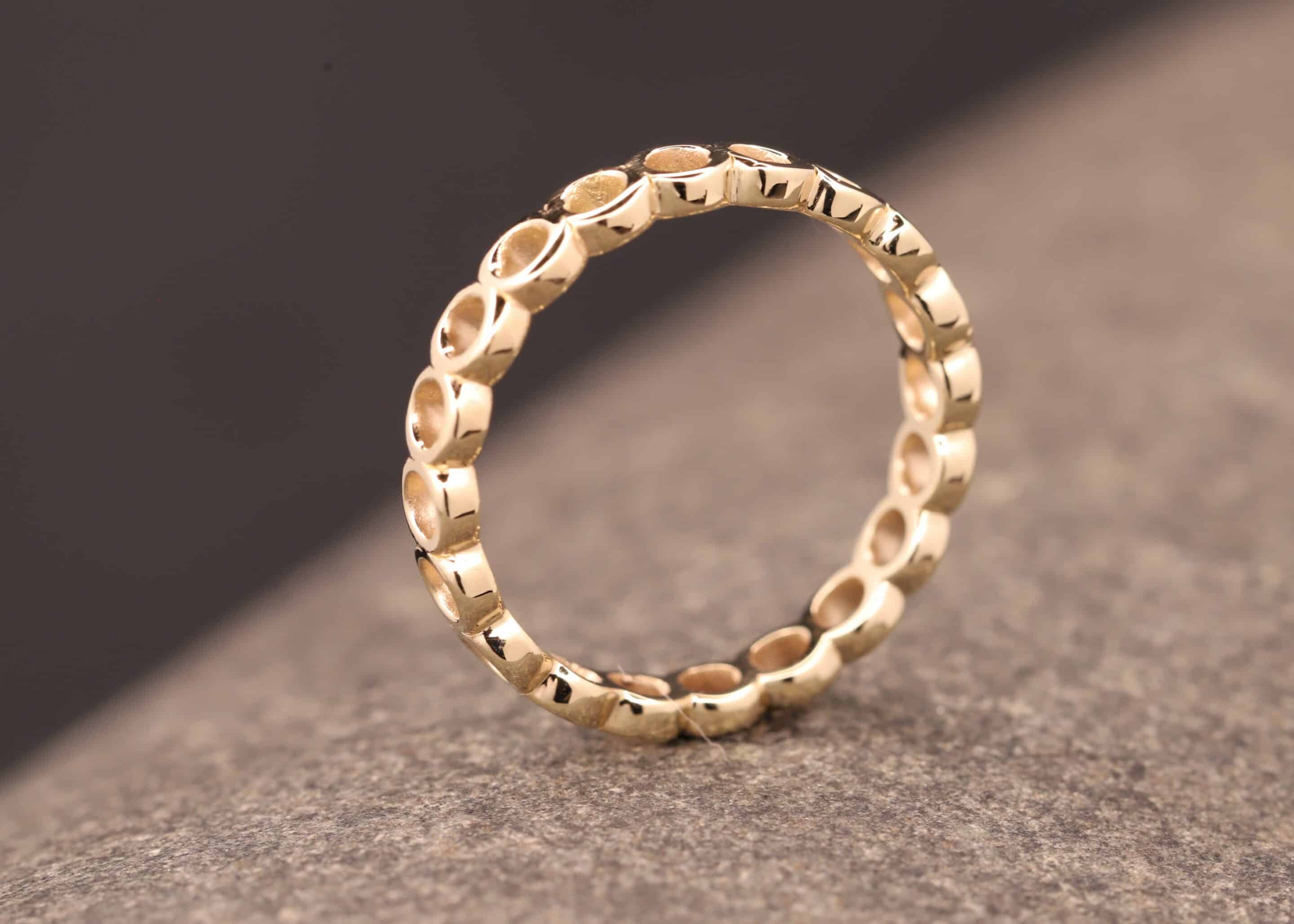 schmuckgarten kreis ring aus gold