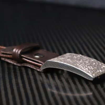 Gurtel mit Rockiger Gürtelschnalle in Silber Riemenbreite 29mm