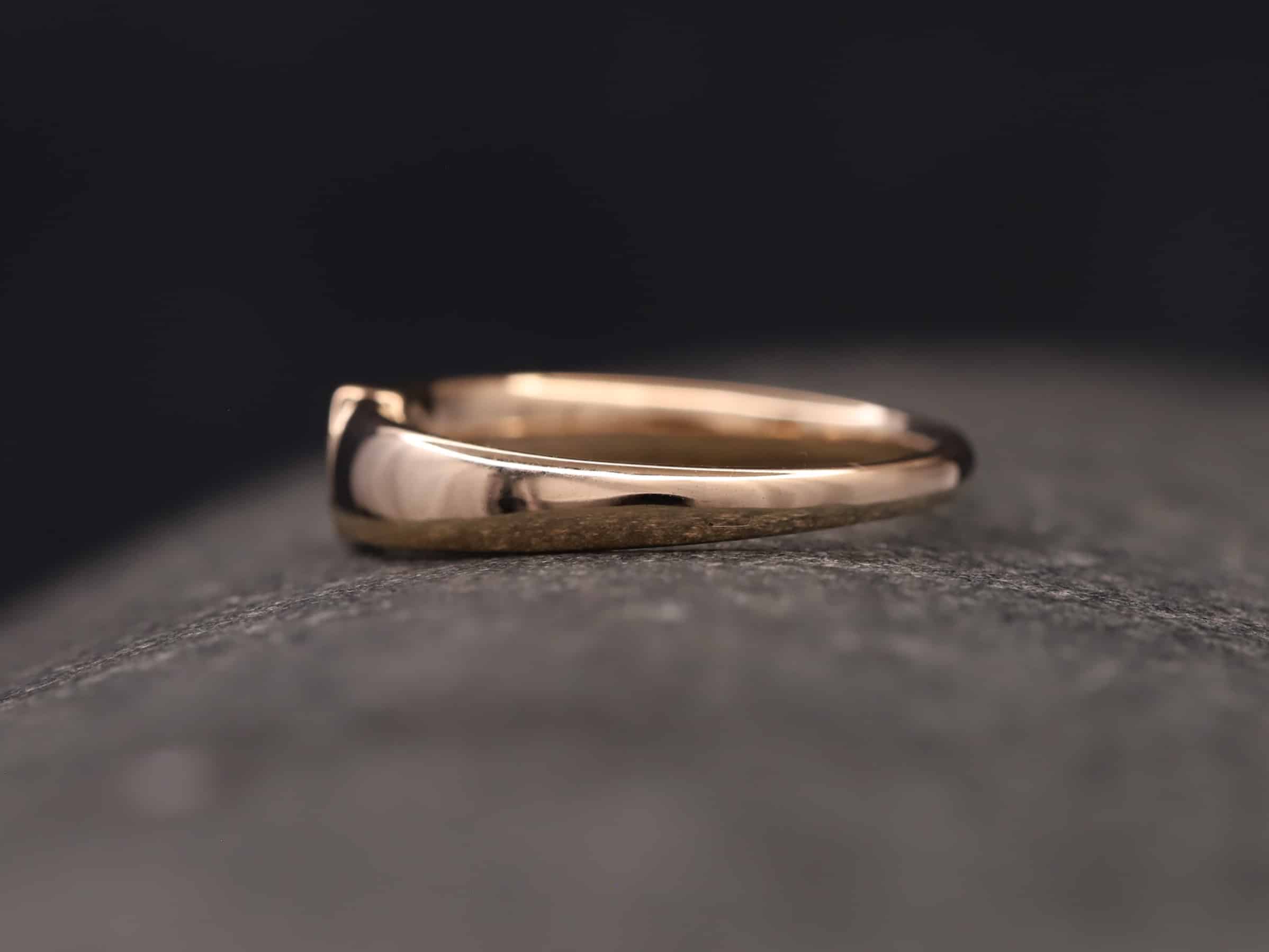 Verlobungsring 585er Rosegold mit 0,25ct synthetischem Diamanten im Brillantschliff – Bild 11