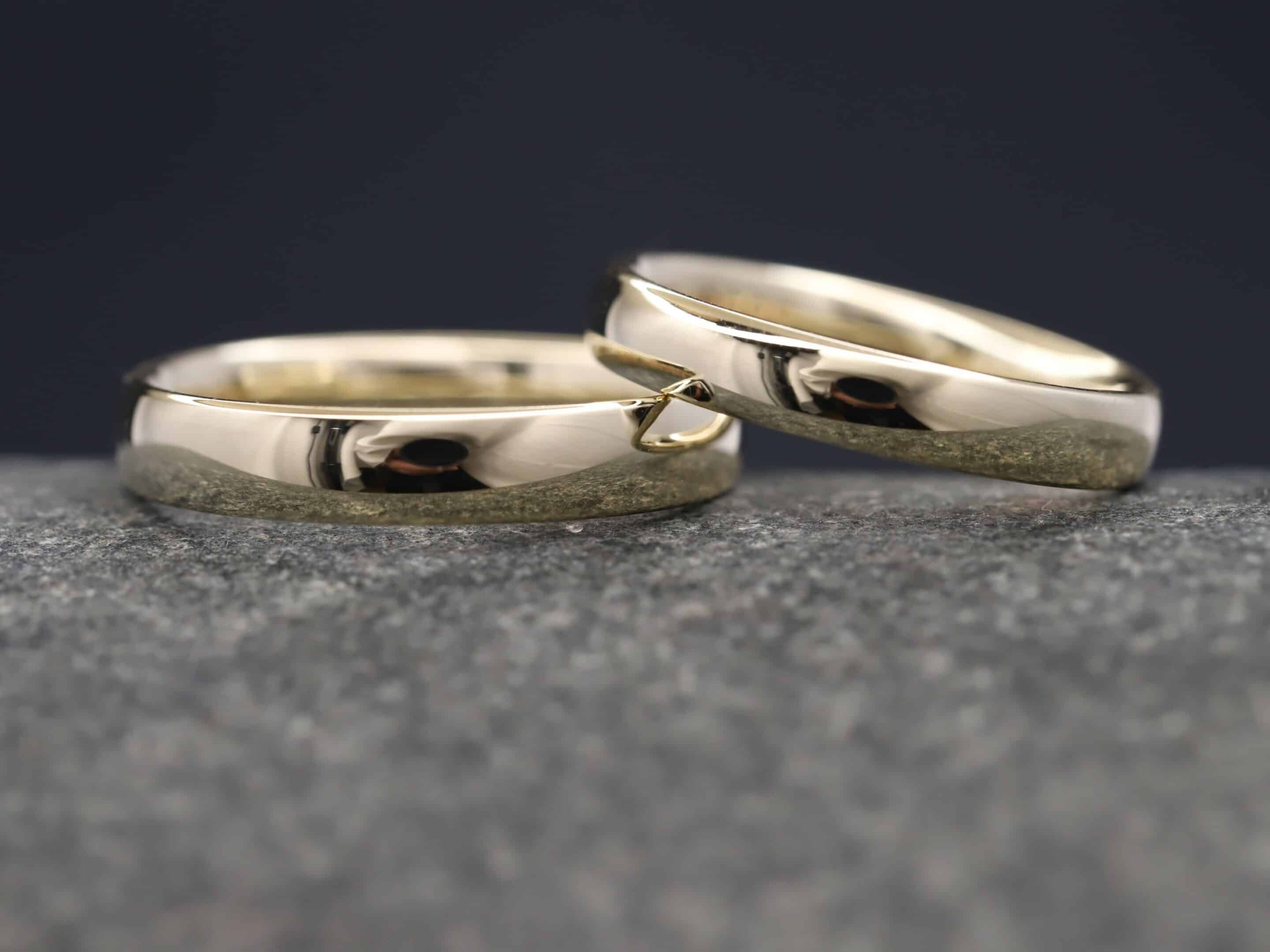 Trauringe in 585er Sattgelbgold Ovales Profil mit 1,5mm Stärke – Bild 6
